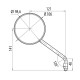 ΚΑΘΡΕΠΤΕΣ MOTO ΣΤΡΟΓΓΥΛΟΙ M10X1,25 DX 106cm STAR CLASSIC LAMPA - 2 ΤΕΜ - Lampa - 9163.3-LM ΚΑΘΡΕΠΤΕΣ MOTO ΣΤΡΟΓΓΥΛΟΙ M10X1,25 DX 106cm STAR CLASSIC LAMPA - 2 ΤΕΜ - Lampa - 9163.3-LM