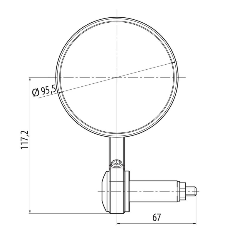 ΚΑΘΡΕΠΤΕΣ MOTO ΓΙΑ ΑΝΤΙΒΑΡΟ ΣΤΡΟΓΓΥΛΟΙ 95,5mm/18-23mm OCULUS LAMPA - 2 ΤΕΜ - Lampa - 9163.6-LM ΚΑΘΡΕΠΤΕΣ MOTO ΓΙΑ ΑΝΤΙΒΑΡΟ ΣΤΡΟΓΓΥΛΟΙ 95,5mm/18-23mm OCULUS LAMPA - 2 ΤΕΜ - Lampa - 9163.6-LM