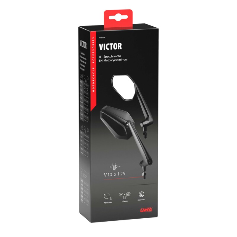 ΚΑΘΡΕΠΤΕΣ MOTO VICTOR M10x1,25 DX+SX ΣΕ ΜΑΥΡΟ ΧΡΩΜΑ LAMPA - 2 ΤΕΜ. - Lampa - 9164.9-LM ΚΑΘΡΕΠΤΕΣ MOTO VICTOR M10x1,25 DX+SX ΣΕ ΜΑΥΡΟ ΧΡΩΜΑ LAMPA - 2 ΤΕΜ. - Lampa - 9164.9-LM