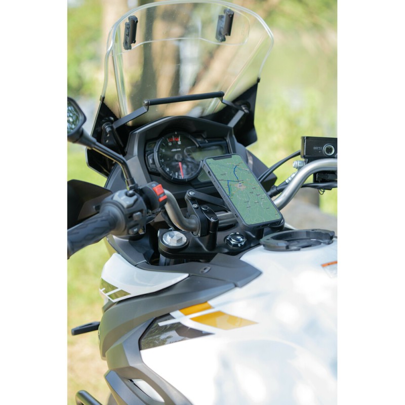 Διπλή Βάση Στήριξης Κινητού και Action Camera Combo 2.0 της σειράς Titan Optiline για Τιμόνι Μηχανής ή Ποδηλάτου με διάμετρο από 22 mm έως 35 mm με 3D αντικραδασμικό σύστημα dampener και σύστημα Duolock 2.0, συμβατή με Θήκες ή Αντάπτορες Κινητού Optiline Διπλή Βάση Στήριξης Κινητού και Action Camera Combo 2.0 της σειράς Titan Optiline για Τιμόνι Μηχανής ή Ποδηλάτου με διάμετρο από 22 mm έως 35 mm με 3D αντικραδασμικό σύστημα dampener και σύστημα Duolock 2.0, συμβατή με Θήκες ή Αντάπτορες Κινητού Optiline