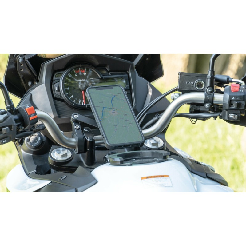 Διπλή Βάση Στήριξης Κινητού και Action Camera Combo 2.0 της σειράς Titan Optiline για Τιμόνι Μηχανής ή Ποδηλάτου με διάμετρο από 22 mm έως 35 mm με 3D αντικραδασμικό σύστημα dampener και σύστημα Duolock 2.0, συμβατή με Θήκες ή Αντάπτορες Κινητού Optiline Διπλή Βάση Στήριξης Κινητού και Action Camera Combo 2.0 της σειράς Titan Optiline για Τιμόνι Μηχανής ή Ποδηλάτου με διάμετρο από 22 mm έως 35 mm με 3D αντικραδασμικό σύστημα dampener και σύστημα Duolock 2.0, συμβατή με Θήκες ή Αντάπτορες Κινητού Optiline