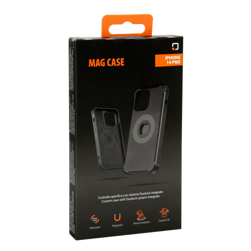 Θήκη Κινητού Mag Case iPhone της σειράς Optiline για Apple iPhone 14 Pro MagSafe Τεχνολογίας με 34 μαγνήτες και Δυνατότητα Ασύρματης Φόρτισης συμβατή με Βάσεις Στήριξης Κινητού Optiline για Μηχανή με σύστημα Duolock - Optiline - 9182.4-LM