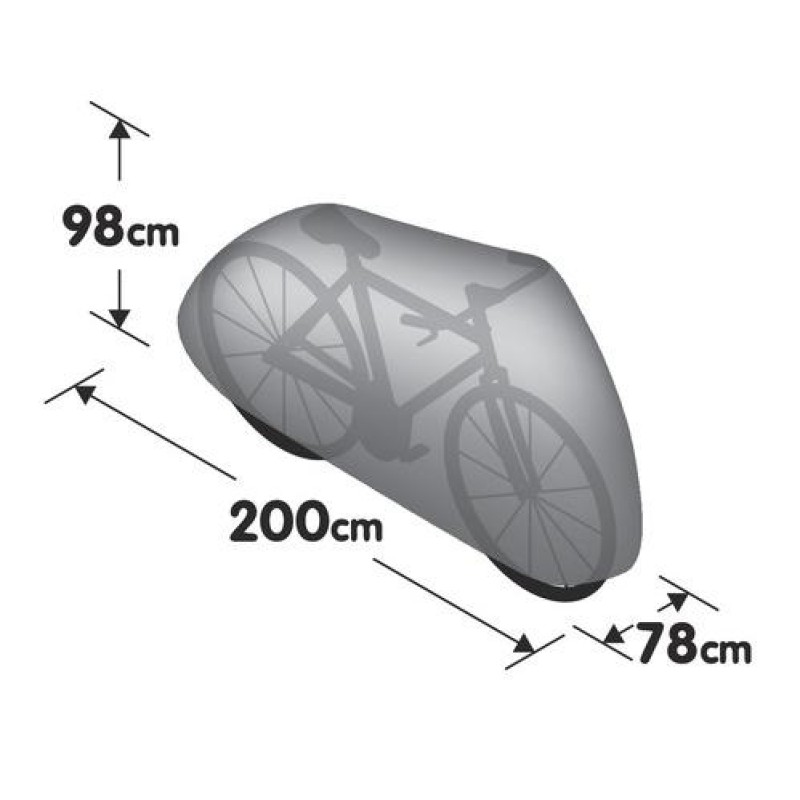 ΑΔΙΑΒΡΟΧΗ ΚΟΥΚΟΥΛΑ ΠΟΔΗΛΑΤΟΥ BIKE DE-LUXE 2 (200 Χ 98 Χ 78 cm) - Lampa - 9232.7-LB ΑΔΙΑΒΡΟΧΗ ΚΟΥΚΟΥΛΑ ΠΟΔΗΛΑΤΟΥ BIKE DE-LUXE 2 (200 Χ 98 Χ 78 cm) - Lampa - 9232.7-LB