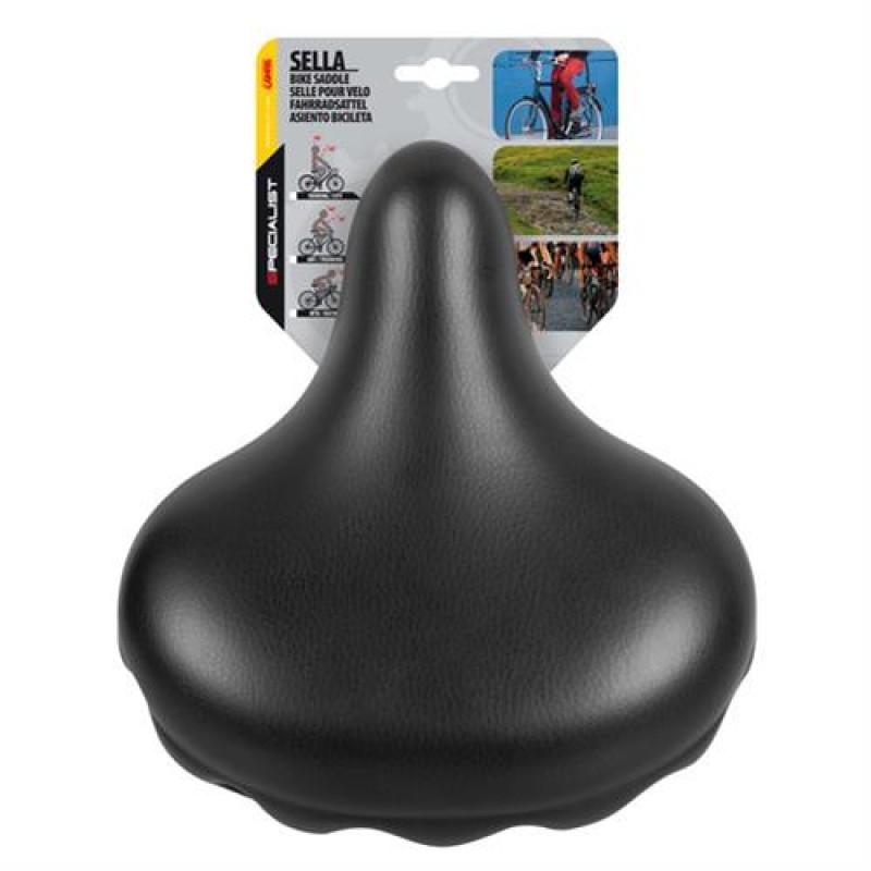 Σέλα ποδηλάτου με διπλά ελατήρια (280x245mm/1220gr) μαύρη Relax City S-7 Selle/Saddles Specialist - Lampa - 9237.8-LB Σέλα ποδηλάτου με διπλά ελατήρια (280x245mm/1220gr) μαύρη Relax City S-7 Selle/Saddles Specialist - Lampa - 9237.8-LB