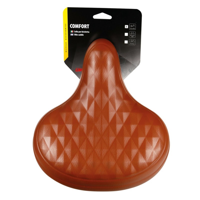 Σέλα ποδηλάτου με διπλά ελατήρια (260x255mm/1020gr) καφέ Relax City S-14 Selle/Saddles Specialist - Lampa - 9238.5-LB Σέλα ποδηλάτου με διπλά ελατήρια (260x255mm/1020gr) καφέ Relax City S-14 Selle/Saddles Specialist - Lampa - 9238.5-LB