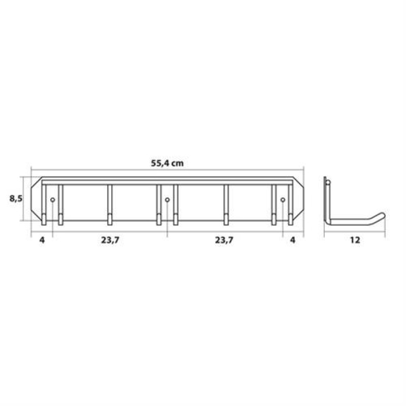 ΚΡΕΜΑΣΤΡΑ/ORGANIZER ΤΟΙΧΟΥ GARAZE WALL 554 Χ 85 Χ 120 mm - Lampa - L9289.9 ΚΡΕΜΑΣΤΡΑ/ORGANIZER ΤΟΙΧΟΥ GARAZE WALL 554 Χ 85 Χ 120 mm - Lampa - L9289.9