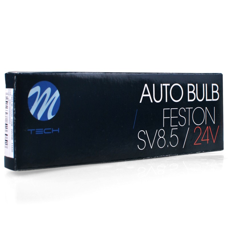 ΛΑΜΠΑΚΙΑ ΠΛΑΦΟΝΙΕΡΑΣ 5W 24V SV8,5 36mm STANDARD ΑΛΟΓΟΝΟΥ 10ΤΕΜ.. M-TECH - M-Tech - Z933/MT ΛΑΜΠΑΚΙΑ ΠΛΑΦΟΝΙΕΡΑΣ 5W 24V SV8,5 36mm STANDARD ΑΛΟΓΟΝΟΥ 10ΤΕΜ.. M-TECH - M-Tech - Z933/MT