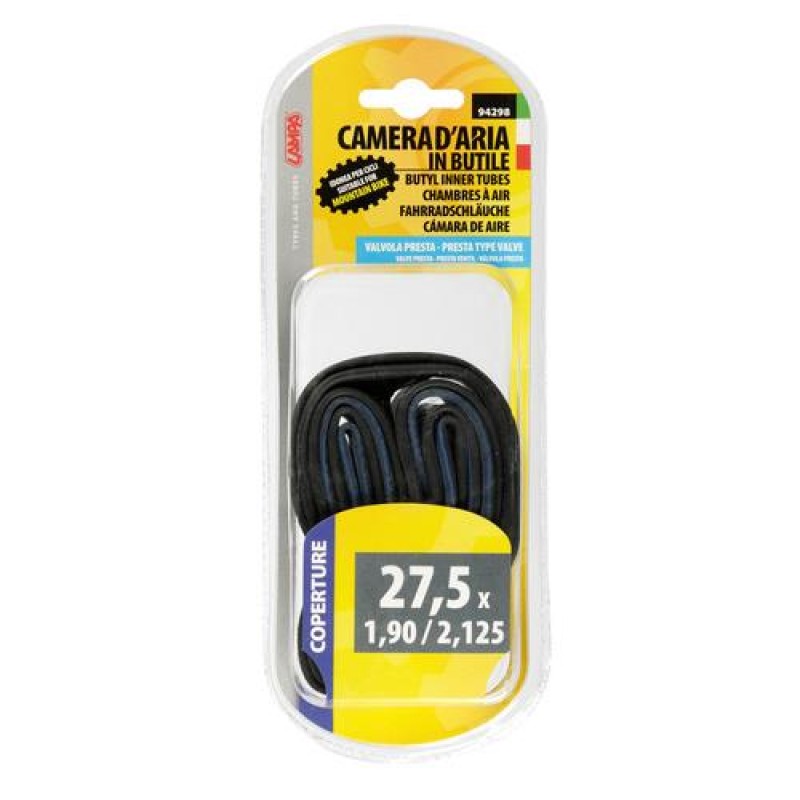 ΣΑΜΠΡΕΛΑ ΠΟΔΗΛΑΤΟΥ 27,5x1,90/2,125 CAMERA ARIA 1ΤΕΜ. - Lampa - 9429.8-LB ΣΑΜΠΡΕΛΑ ΠΟΔΗΛΑΤΟΥ 27,5x1,90/2,125 CAMERA ARIA 1ΤΕΜ. - Lampa - 9429.8-LB