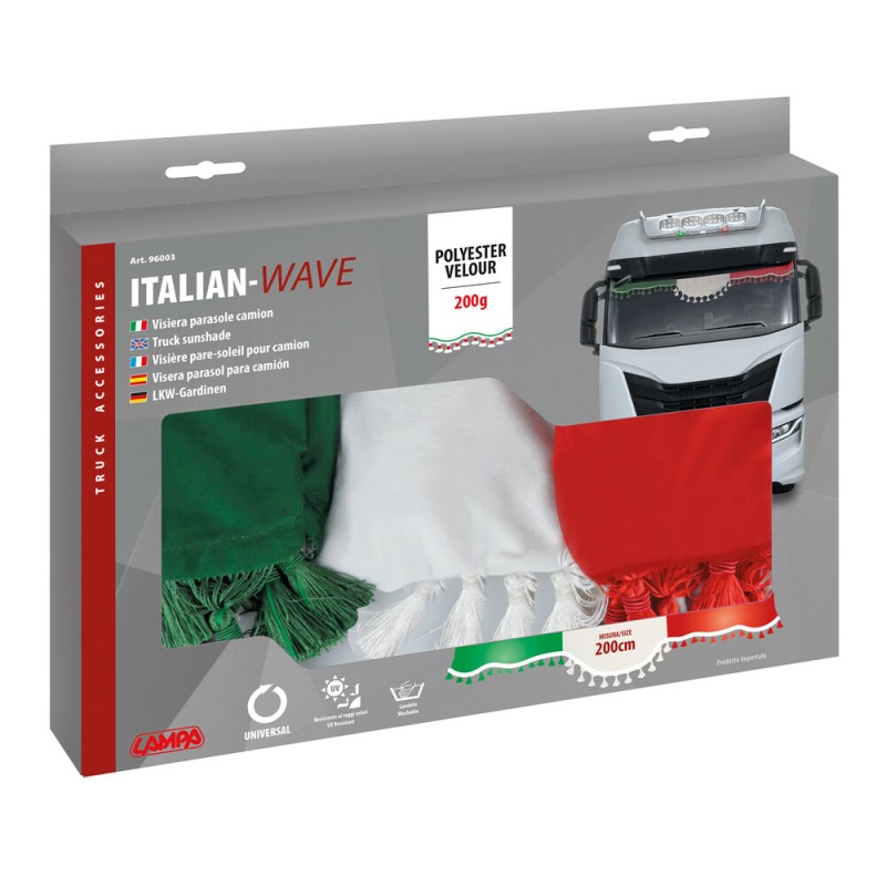 ΚΟΥΡΤΙΝΑ ΝΤΑΛΙΚΑΣ ITALIAN WAVE ΣΗΜΑΙΑ ΙΤΑΛΙΑΣ 200cm LAMPA - 1 TEM - Lampa - L9600.3 ΚΟΥΡΤΙΝΑ ΝΤΑΛΙΚΑΣ ITALIAN WAVE ΣΗΜΑΙΑ ΙΤΑΛΙΑΣ 200cm LAMPA - 1 TEM - Lampa - L9600.3