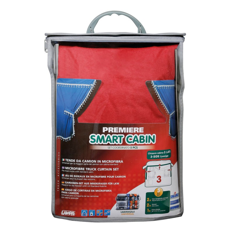 ΣΕΤ ΚΟΥΡΤΙΝΕΣ ΝΤΑΛΙΚΑΣ PREMIER SMART CABIN ΚΟΚΚΙΝΟ 5ΤΕΜ. - Lampa - L9600.6 ΣΕΤ ΚΟΥΡΤΙΝΕΣ ΝΤΑΛΙΚΑΣ PREMIER SMART CABIN ΚΟΚΚΙΝΟ 5ΤΕΜ. - Lampa - L9600.6