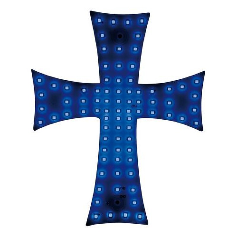 ΣΤΑΥΡΟΣ 24V ΜΕ 81 LED ΜΠΛΕ ΜΕ ΦΙΣ ΑΝΑΠΤΗΡΑ ΚΑΙ ΚΑΛΩΔΙΟ 200cm 200x250mm - Lampa - L9697.2