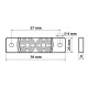 Φώτα Θέσης 2 Led 24V Λευκά - Lampa - L9700.0 Φώτα Θέσης 2 Led 24V Λευκά - Lampa - L9700.0