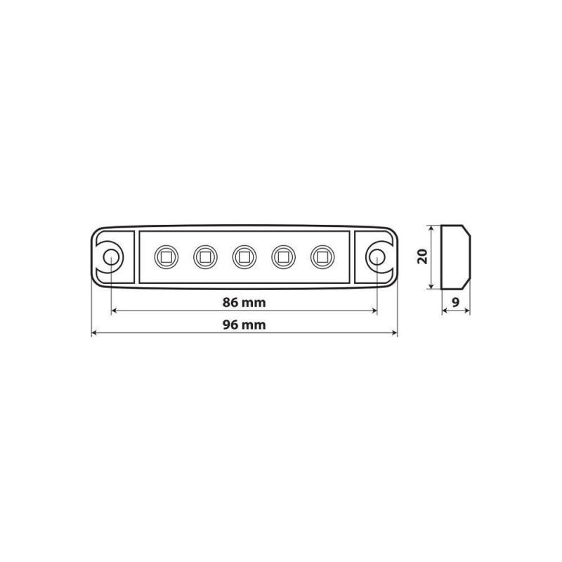 ΦΩΣ ΟΓΚΟΥ 12/24V 5xSMD LED ΠΟΡΤΟΚΑΛΙ 96x20mm ΜΕ ΕΓΚΡΙΣΗ ΤΥΠΟΥ R7/R10 LAMPA - 1 TEM. - Lampa - L9703.2 ΦΩΣ ΟΓΚΟΥ 12/24V 5xSMD LED ΠΟΡΤΟΚΑΛΙ 96x20mm ΜΕ ΕΓΚΡΙΣΗ ΤΥΠΟΥ R7/R10 LAMPA - 1 TEM. - Lampa - L9703.2
