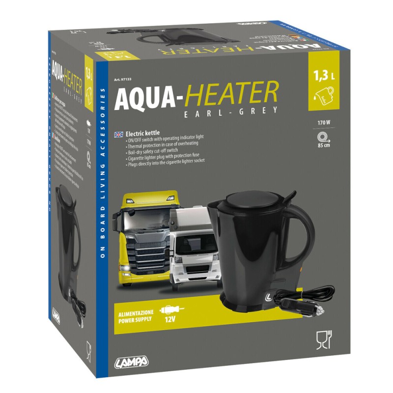 ΒΡΑΣΤΗΡΑΣ ΝΕΡΟΥ 12V/170W /85CM ΚΑΛΩΔΙΟ/ 1,3LT EARL-GREY ΜΑΥΡΟ ΧΡΩΜΑ LAMPA - 1 ΤΕΜ - Lampa - L9713.3 ΒΡΑΣΤΗΡΑΣ ΝΕΡΟΥ 12V/170W /85CM ΚΑΛΩΔΙΟ/ 1,3LT EARL-GREY ΜΑΥΡΟ ΧΡΩΜΑ LAMPA - 1 ΤΕΜ - Lampa - L9713.3