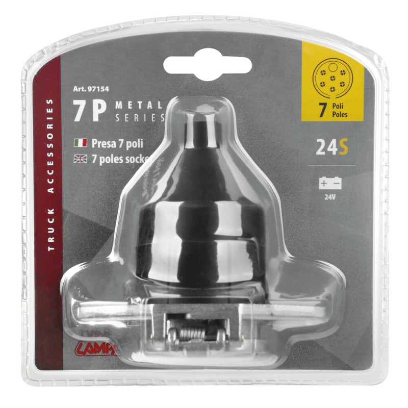 ΠΡΙΖΑ ΚΟΤΣΑΔΟΡΟΥ ΜΕΤΑΛΛΙΚΗ ΑΣΗΜΙ 24S 24V 7PIN ISO 3731 - Lampa - L9715.4 ΠΡΙΖΑ ΚΟΤΣΑΔΟΡΟΥ ΜΕΤΑΛΛΙΚΗ ΑΣΗΜΙ 24S 24V 7PIN ISO 3731 - Lampa - L9715.4