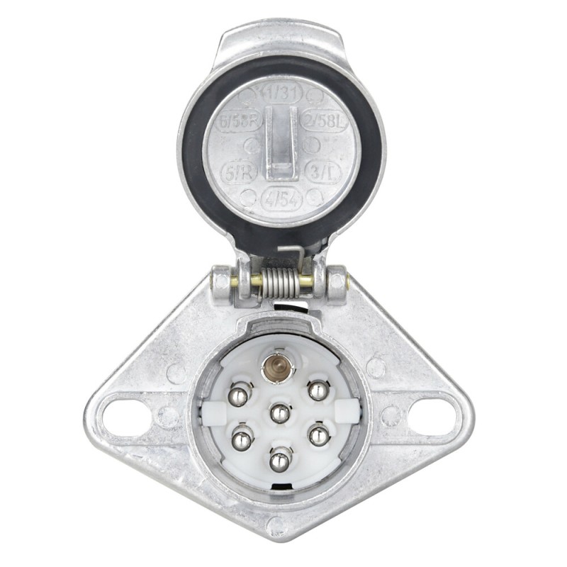 ΠΡΙΖΑ ΚΟΤΣΑΔΟΡΟΥ ΜΕΤΑΛΛΙΚΗ ΑΣΗΜΙ 24S 24V 7PIN ISO 3731 - Lampa - L9715.4 ΠΡΙΖΑ ΚΟΤΣΑΔΟΡΟΥ ΜΕΤΑΛΛΙΚΗ ΑΣΗΜΙ 24S 24V 7PIN ISO 3731 - Lampa - L9715.4