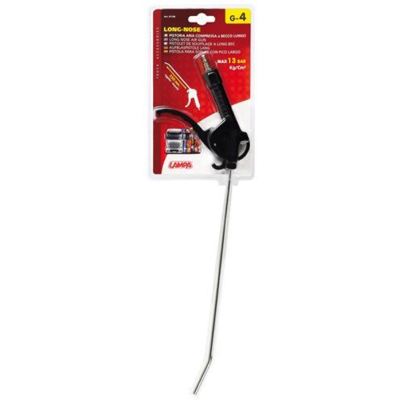 ΠΙΣΤΟΛΙ ΑΕΡΑ LONG NOSE G-4 250mm MAX 13bar kg/cm2 - Lampa - L9718.5 ΠΙΣΤΟΛΙ ΑΕΡΑ LONG NOSE G-4 250mm MAX 13bar kg/cm2 - Lampa - L9718.5