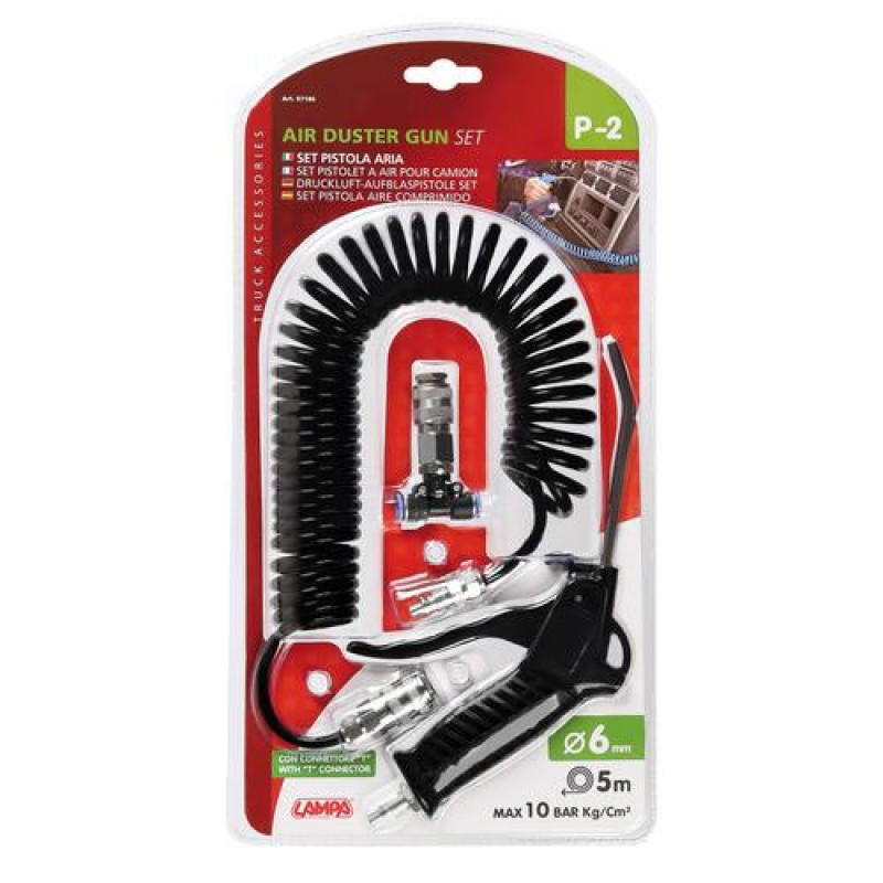 ΠΙΣΤΟΛΙ ΑΕΡΑ ΜΕ ΣΠΙΡΑΛ P-2 6mm 5m 10bar kg/cm2 ME ΣΥΝΔΕΣΜΟΣ ΑΕΡΑ T 6mm - Lampa - L9718.6 ΠΙΣΤΟΛΙ ΑΕΡΑ ΜΕ ΣΠΙΡΑΛ P-2 6mm 5m 10bar kg/cm2 ME ΣΥΝΔΕΣΜΟΣ ΑΕΡΑ T 6mm - Lampa - L9718.6