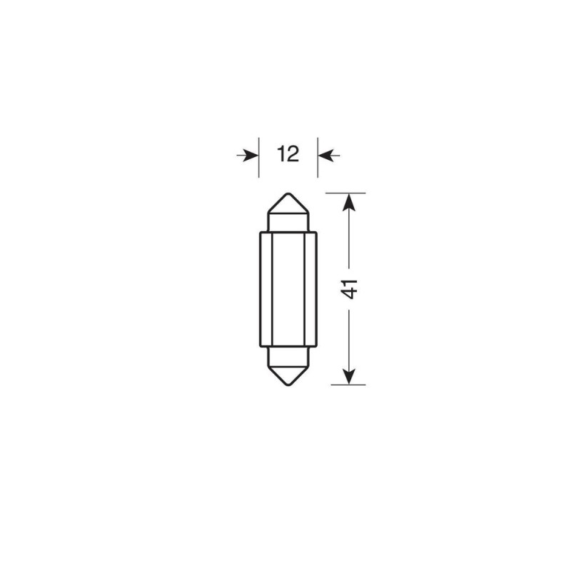 ΛΑΜΠΑΚΙΑ ΠΛΑΦΟΝΙΕΡΑΣ 9>32V SV28,5-8 2SMDx1CHIP LED 700lm CAN-BUS 12x41mm ΠΟΡΤΟΚΑΛΙ ΚΟΥΤΙ LAMPA - 20 ΤΕΜ. - Lampa - L9757.7