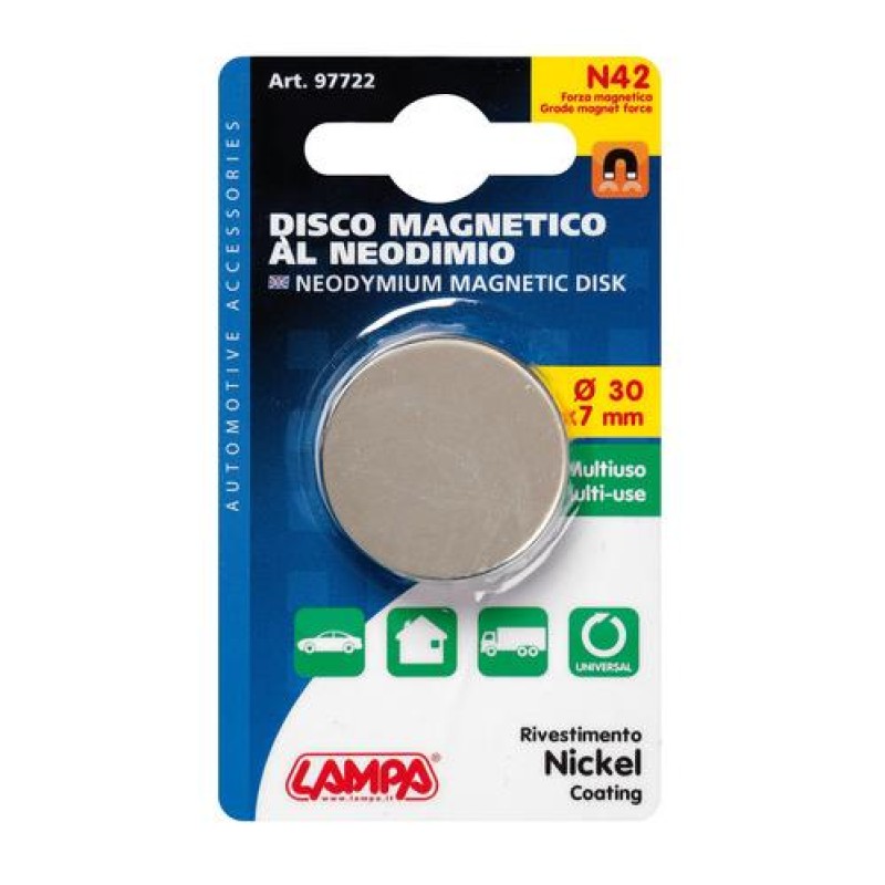 ΜΑΓΝΗΤΗΣ ΚΥΛΙΝΔΡΙΚΟΣ ΔΙΣΚΑΚΙ 42N 30x7mm 1ΤΕΜAXIO - Lampa - L9772.2 ΜΑΓΝΗΤΗΣ ΚΥΛΙΝΔΡΙΚΟΣ ΔΙΣΚΑΚΙ 42N 30x7mm 1ΤΕΜAXIO - Lampa - L9772.2