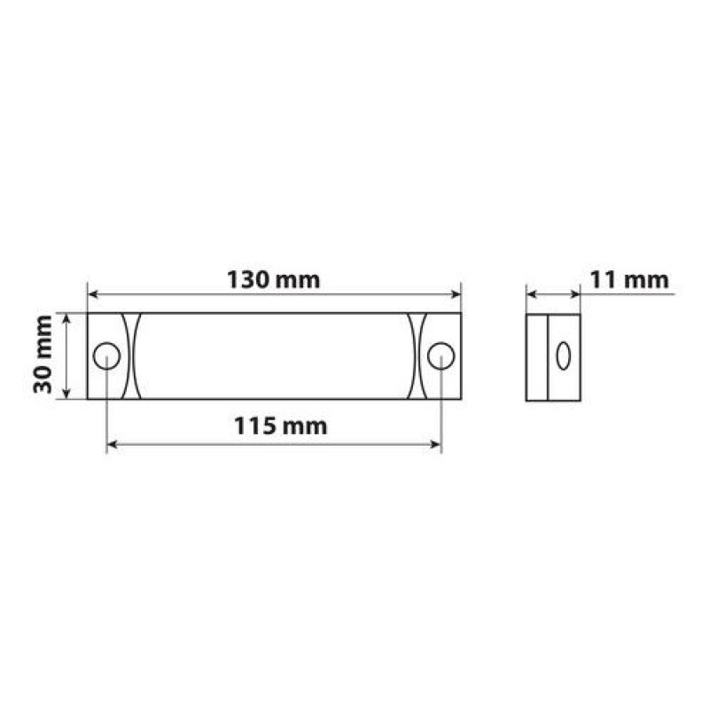 ΦΩΣ ΘΕΣΕΩΣ ΦΟΡΤΗΓΟΥ 24V 3LED ΛΕΥΚΟ 130x30mm 1ΤΕΜ. - Lampa - L9791.4 ΦΩΣ ΘΕΣΕΩΣ ΦΟΡΤΗΓΟΥ 24V 3LED ΛΕΥΚΟ 130x30mm 1ΤΕΜ. - Lampa - L9791.4