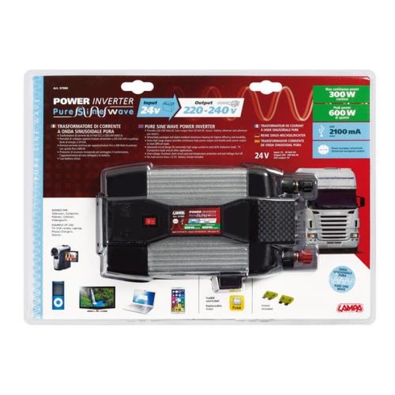INVERTER PURE SINE WAVE 24-220-240V - Lampa - L9798.0 INVERTER PURE SINE WAVE 24-220-240V - Lampa - L9798.0
