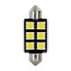 Λαμπάκια Πλαφονιέρας 24-30V SV8,5-8 15x39mm 108lm HYPER-LED18 (Διπλής Πολικότητας) BLISTER 2τεμ - Lampa - L9827.2