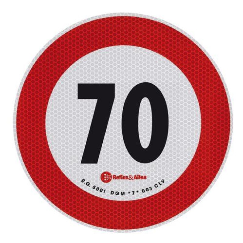 ΣΗΜΑ ΤΑΧΥΤΗΤΑΣ ΧΙΛΙΟΜΕΤΡΩΝ 70km/h ΑΥΤΟΚΟΛΛΗΤΟ - Lampa - L9844.1 ΣΗΜΑ ΤΑΧΥΤΗΤΑΣ ΧΙΛΙΟΜΕΤΡΩΝ 70km/h ΑΥΤΟΚΟΛΛΗΤΟ - Lampa - L9844.1