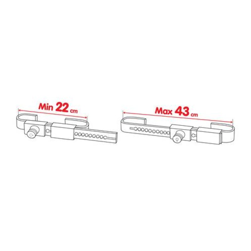 Κλειδαριά για CONTAINER 22-43cm με κλειδί ZANNA - Lampa - L9869.0 Κλειδαριά για CONTAINER 22-43cm με κλειδί ZANNA - Lampa - L9869.0