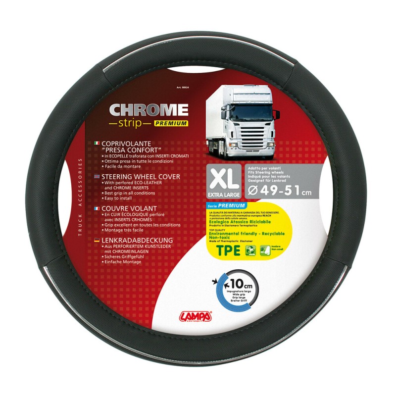ΚΑΛΥΜΜΑ ΤΙΜΟΝΙΟΥ CROME STRIP XL 49-51 - Lampa - L9892.4 ΚΑΛΥΜΜΑ ΤΙΜΟΝΙΟΥ CROME STRIP XL 49-51 - Lampa - L9892.4