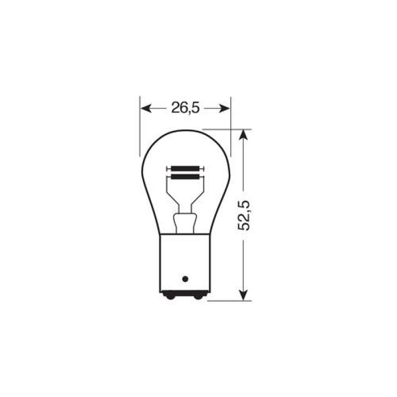 18/5W 24V BAY15d - Osram - 7244/OA 18/5W 24V BAY15d - Osram - 7244/OA