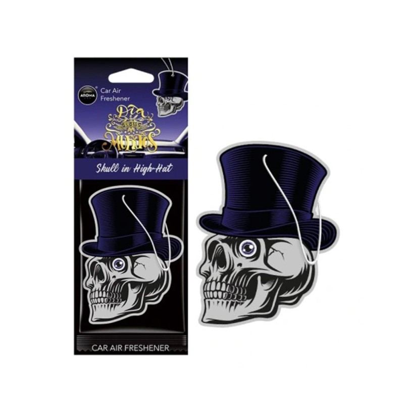 ΑΡΩΜΑΤΙΚΟ ΚΡΕΜΑΣΤΟ AROMA CAR MUERTOS SKULL IN HAT BLACK OUD ΑMiO - 1 TEM. - Amio - A10380/AM ΑΡΩΜΑΤΙΚΟ ΚΡΕΜΑΣΤΟ AROMA CAR MUERTOS SKULL IN HAT BLACK OUD ΑMiO - 1 TEM. - Amio - A10380/AM