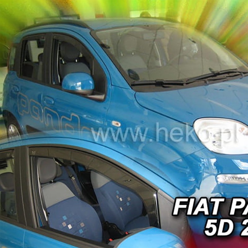 ΑΝΕΜΟΘΡΑΥΣΤΕΣ ΓΙΑ FIAT PANDA 5D 2012+ ΖΕΥΓΑΡΙ ΑΠΟ ΕΥΚΑΜΠΤΟ ΦΙΜΕ ΠΛΑΣΤΙΚΟ HEKO - 2 ΤΕΜ. - Heko - ΑΝΕΜ.15167