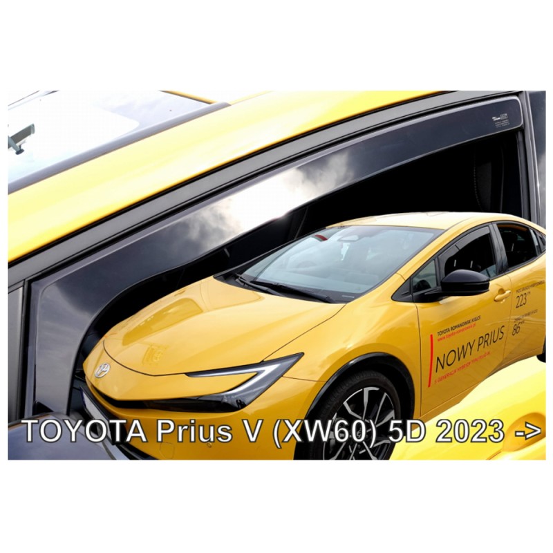 ΑΝΕΜΟΘΡΑΥΣΤΕΣ ΓΙΑ TOYOTA PRIUS XW60 5D 2023+ ΣΕΤ ΑΥΤΟΚΙΝΗΤΟΥ ΑΠΟ ΕΥΚΑΜΠΤΟ ΦΙΜΕ ΠΛΑΣΤΙΚΟ HEKO - 4 ΤΕΜ. - Heko - ΑΝΕΜ.SET29681