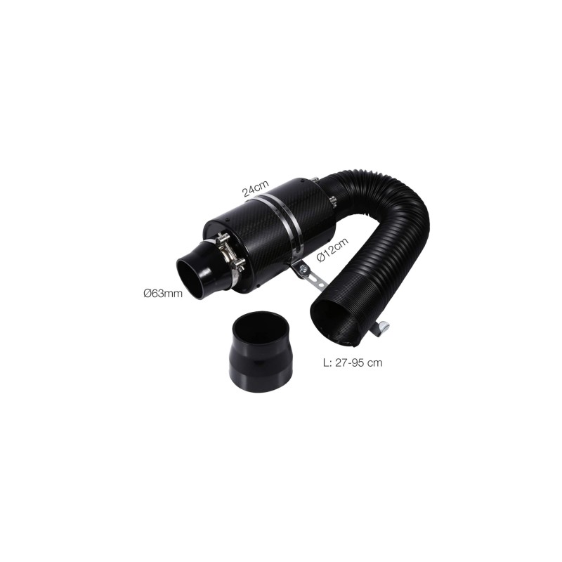 ΒΑΡΕΛΑΚΙ CARBON Φ63 24cm ΜΕ ΣΩΛΗΝΑ ΣΠΙΡΑΛ ΑΕΡΑ ΜΑΥΡΟ 27-95 cm SIMONI RACING - 1 TEM. - Simoni Racing - SRAB1 ΒΑΡΕΛΑΚΙ CARBON Φ63 24cm ΜΕ ΣΩΛΗΝΑ ΣΠΙΡΑΛ ΑΕΡΑ ΜΑΥΡΟ 27-95 cm SIMONI RACING - 1 TEM. - Simoni Racing - SRAB1