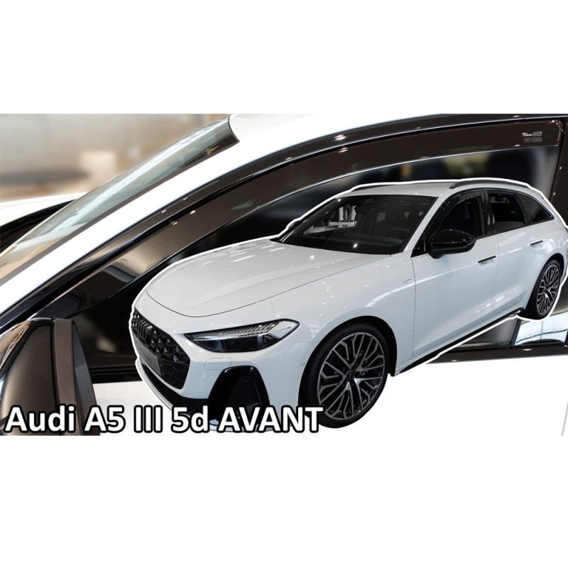 ΑΝΕΜΟΘΡΑΥΣΤΕΣ ΓΙΑ AUDI A5 B10 5D 2024+ ΖΕΥΓΑΡΙ ΑΠΟ ΕΥΚΑΜΠΤΟ ΦΙΜΕ ΠΛΑΣΤΙΚΟ HEKO - 2 ΤΕΜ - Heko - ΑΝΕΜ.10283