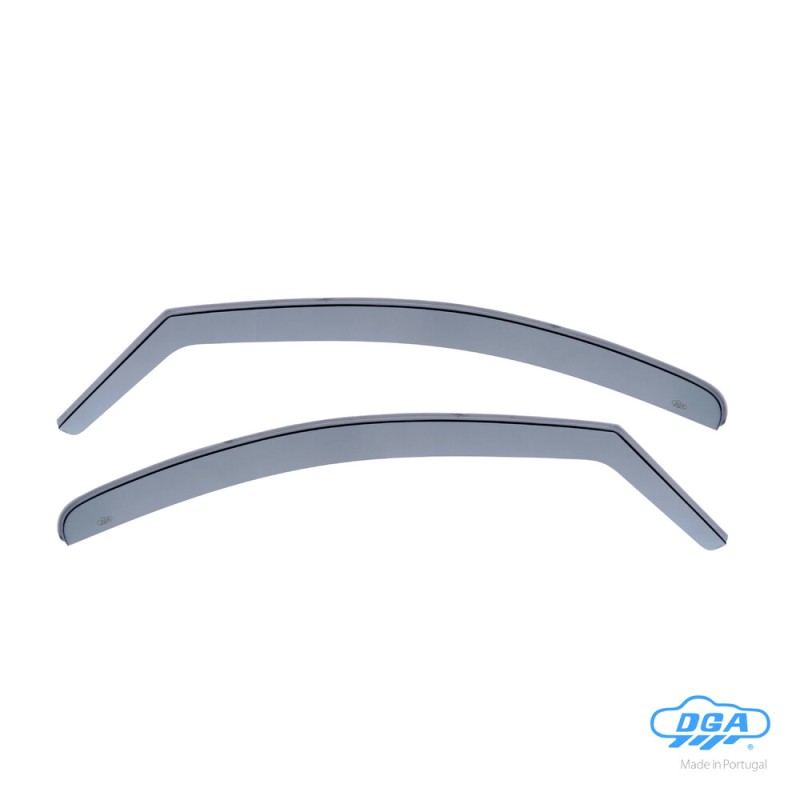 ΖΕΥΓΑΡΙ ΜΠΡΟΣΤΙΝΟΙ ΑΝΕΜΟΘΡΑΥΣΤΕΣ ΓΙΑ PEUGEOT 206 5D 1998-2007 / 206 SW 1998-2007 / 206+ 5D 2009-2011 ΑΠΟ ΕΥΚΑΜΠΤΟ ΧΥΤΟ ΑΚΡΥΛΙΚΟ ΓΥΑΛΙ (CAST ACRYLIC GLASS) DGA - 2 ΤΕΜ - DGA - ANEM.DGA19016