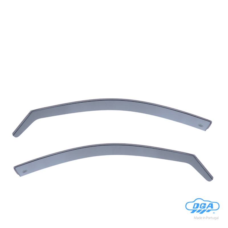 ΖΕΥΓΑΡΙ ΜΠΡΟΣΤΙΝΟΙ ΑΝΕΜΟΘΡΑΥΣΤΕΣ ΓΙΑ VW PASSAT 4D/5D 1997-2005 / SKODA SUPERB 4D 2002-2008 ΑΠΟ ΕΥΚΑΜΠΤΟ ΧΥΤΟ ΑΚΡΥΛΙΚΟ ΓΥΑΛΙ  (CAST ACRYLIC GLASS) DGA - 2 ΤΕΜ. - DGA - ANEM.DGA24013