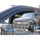 ΑΝΕΜΟΘΡΑΥΣΤΕΣ ΓΙΑ CHEVROLET SILVERADO 4D 2019-2021 ΖΕΥΓΑΡΙ ΑΠΟ ΕΥΚΑΜΠΤΟ ΦΙΜΕ ΠΛΑΣΤΙΚΟ HEKO - 2 ΤΕΜ. - Heko - ΑΝΕΜ.10550