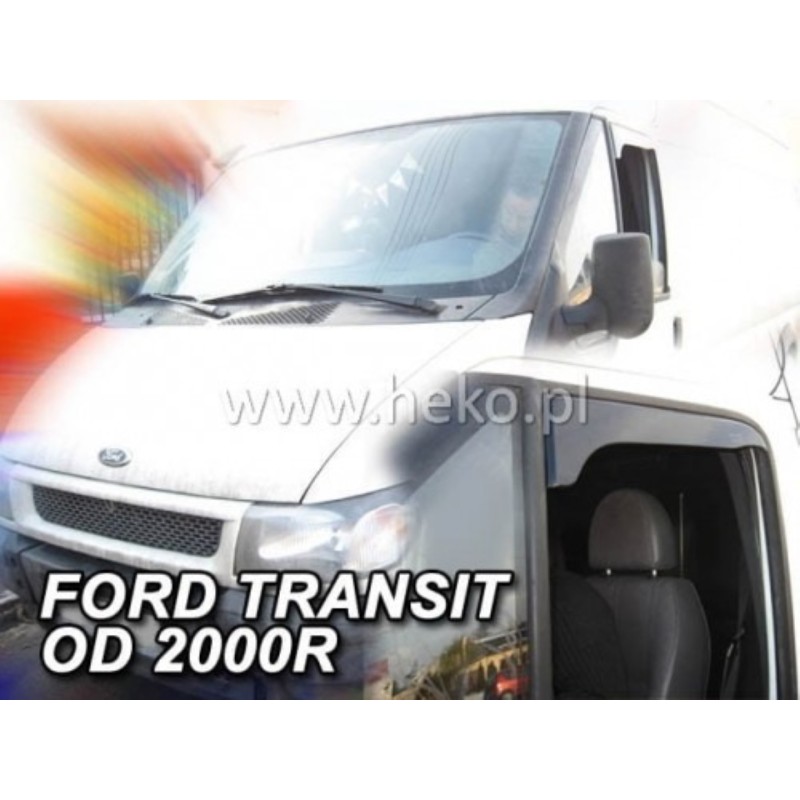 ΑΝΕΜΟΘΡΑΥΣΤΕΣ ΓΙΑ FORD TRANSIT 2D 2000-2006 / T300 ΑΝΩ ΜΕΡΟΣ ΚΟΝΤΟ ΖΕΥΓΑΡΙ ΑΠΟ ΕΥΚΑΜΠΤΟ ΦΙΜΕ ΠΛΑΣΤΙΚΟ HEKO - 2 ΤΕΜ. - Heko - ΑΝΕΜ.15249