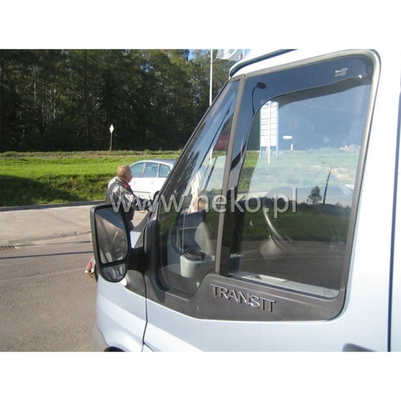 ΑΝΕΜΟΘΡΑΥΣΤΕΣ ΓΙΑ FORD TRANSIT 7 2D 05/2006+ ΖΕΥΓΑΡΙ VAN ΑΠΟ ΕΥΚΑΜΠΤΟ ΦΙΜΕ ΠΛΑΣΤΙΚΟ HEKO - 2 ΤΕΜ. - Heko - ΑΝΕΜ.15259/VAN