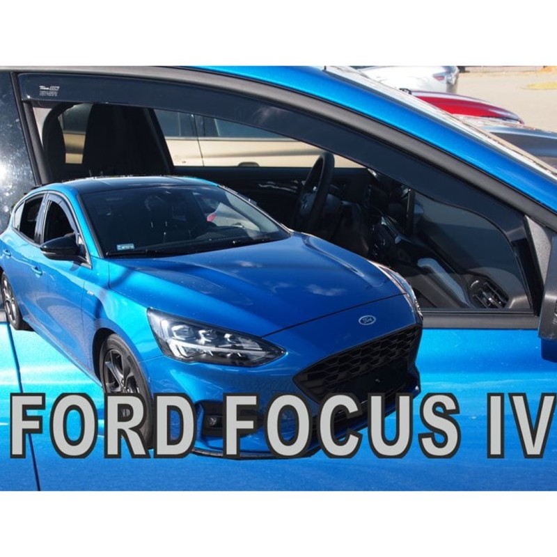 ΑΝΕΜΟΘΡΑΥΣΤΕΣ ΓΙΑ FORD FOCUS MK4 5D HB / COMBI 2018+ ΖΕΥΓΑΡΙ ΑΠΟ ΕΥΚΑΜΠΤΟ ΦΙΜΕ ΠΛΑΣΤΙΚΟ HEKO - 2 ΤΕΜ. - Heko - ΑΝΕΜ.15329