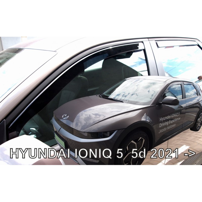 ΑΝΕΜΟΘΡΑΥΣΤΕΣ ΓΙΑ HYUNDAI IONIQ 5D 2021+  ΣΕΤ ΑΥΤΟΚΙΝΗΤΟΥ ΑΠΟ ΕΥΚΑΜΠΤΟ ΦΙΜΕ ΠΛΑΣΤΙΚΟ HEKO - 4 ΤΕΜ. - Heko - ΑΝΕΜ.SET17313