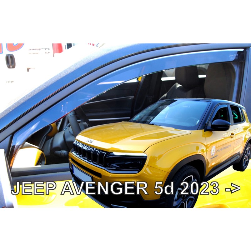 ΑΝΕΜΟΘΡΑΥΣΤΕΣ ΓΙΑ JEEP AVENGER 5D 2023+ ΣΕΤ ΑΥΤΟΚΙΝΗΤΟΥ ΑΠΟ ΕΥΚΑΜΠΤΟ ΦΙΜΕ ΠΛΑΣΤΙΚΟ HEKO - 4 ΤΕΜ. - Heko - ΑΝΕΜ.SET19135