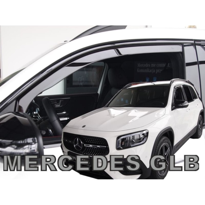 ΑΝΕΜΟΘΡΑΥΣΤΕΣ ΓΙΑ MERCEDES GLB X247 5D 2019+ ΖΕΥΓΑΡΙ ΑΠΟ ΕΥΚΑΜΠΤΟ ΦΙΜΕ ΠΛΑΣΤΙΚΟ HEKO - 2 ΤΕΜ. - Heko - ΑΝΕΜ.23621