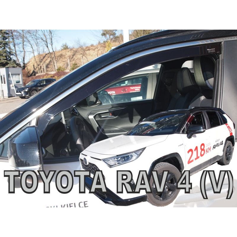 ΑΝΕΜΟΘΡΑΥΣΤΕΣ ΓΙΑ TOYOTA RAV4 V 5D 2019+ / SUZUKI ACROSS 5D 2020+ ΖΕΥΓΑΡΙ ΑΠΟ ΕΥΚΑΜΠΤΟ ΦΙΜΕ ΠΛΑΣΤΙΚΟ HEKO - 2 ΤΕΜ. - Heko - ΑΝΕΜ.29656