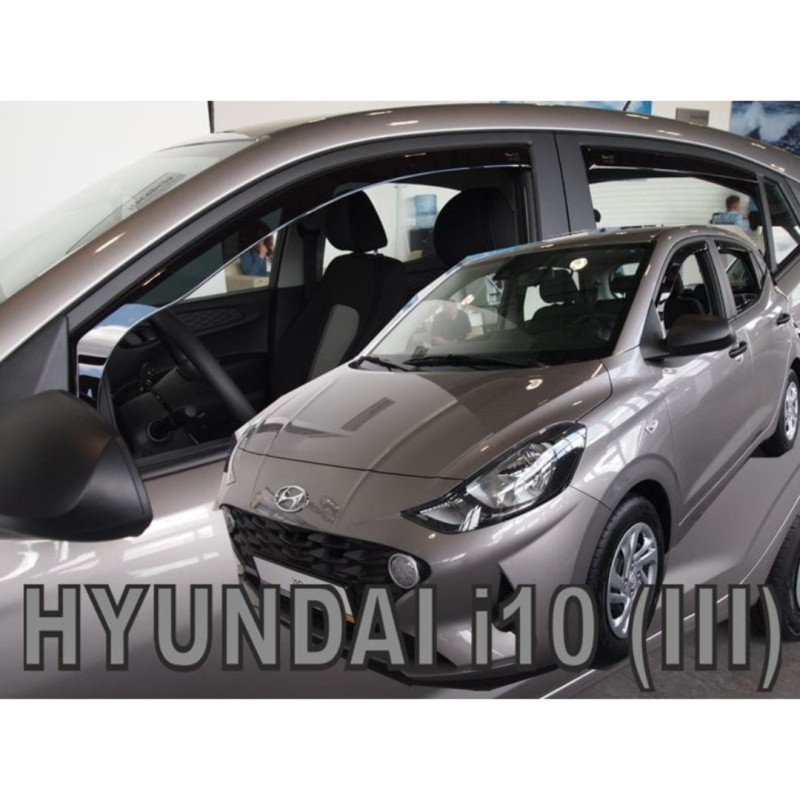 ΑΝΕΜΟΘΡΑΥΣΤΕΣ ΓΙΑ HYUNDAI i10 5D 2019+ ΣΕΤ ΑΥΤΟΚΙΝΗΤΟΥ ΑΠΟ ΕΥΚΑΜΠΤΟ ΦΙΜΕ ΠΛΑΣΤΙΚΟ HEKO - 4 ΤΕΜ. - Heko - ΑΝΕΜ.SET17302