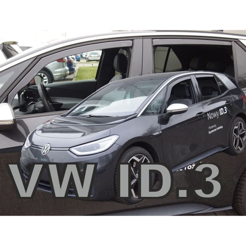 ΑΝΕΜΟΘΡΑΥΣΤΕΣ ΓΙΑ VW ID.3 5D 2020+ ΣΕΤ ΑΥΤΟΚΙΝΗΤΟΥ ΑΠΟ ΕΥΚΑΜΠΤΟ ΦΙΜΕ ΠΛΑΣΤΙΚΟ HEKO - 4 ΤΕΜ. - Heko - ΑΝΕΜ.SET31022