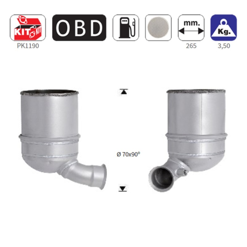 ΦΙΛΤΡΟ DPF ΚΟΡΔΙΕΡΙΤΗ CITROEN C3, DS3 / PEUGEOT 206+, 207, 208, 2008 1.4TD HDI 1398cc 8HP-8HR-8HZ 2009-2016 - Americat - AS/FD1057 ΦΙΛΤΡΟ DPF ΚΟΡΔΙΕΡΙΤΗ CITROEN C3, DS3 / PEUGEOT 206+, 207, 208, 2008 1.4TD HDI 1398cc 8HP-8HR-8HZ 2009-2016 - Americat - AS/FD1057