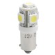 T4W 12V 1,2W BA9s (ΜΙΝΙΟΝ) LED 5xSMD5050 ΛΕΥΚΟ BLISTER 2ΤΕΜ. M-TECH - M-Tech - LB057W/MT T4W 12V 1,2W BA9s (ΜΙΝΙΟΝ) LED 5xSMD5050 ΛΕΥΚΟ BLISTER 2ΤΕΜ. M-TECH - M-Tech - LB057W/MT